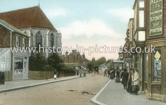 St Michaels Church, Chase Side Enfield,  Middlesex. c.1905.